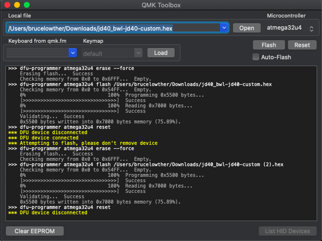 QMK Toolbox In Action